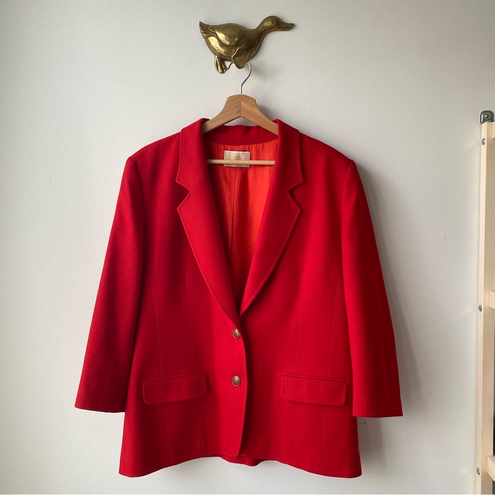 Pendleton • 60’s Vintage Pure Virgin Wool Blazer Sz 14